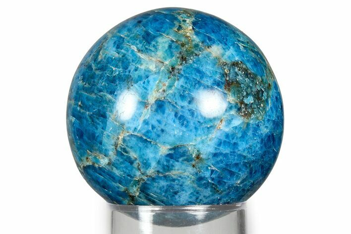 Bright Blue Apatite Sphere - Madagascar #367066